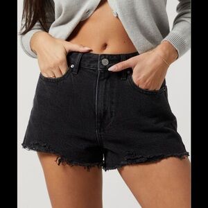 PacSun Black Jean Shorts for Women baggy